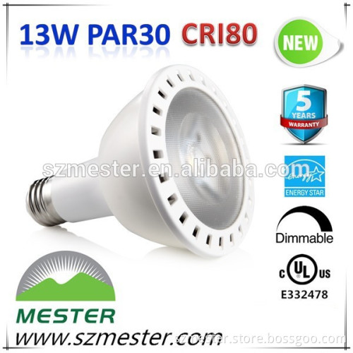 cULus Energy Star 800lm Dimmable COB 13w LED Par Lights Par30